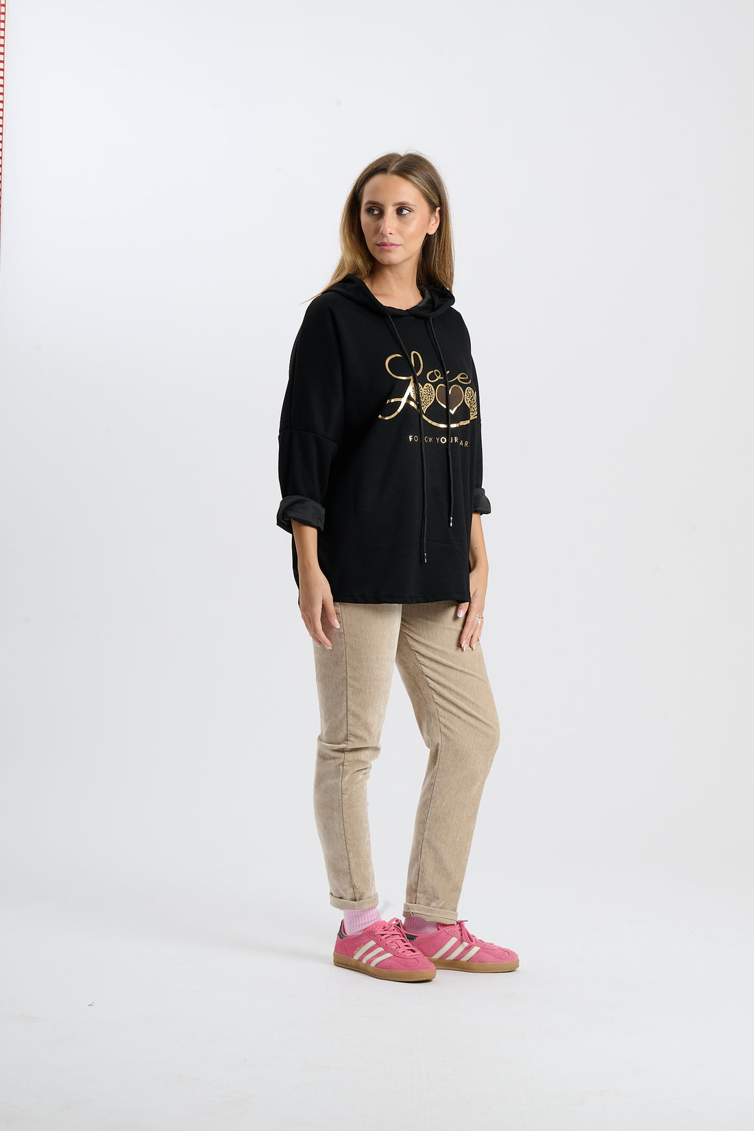 Hoodie Love - Schwarz