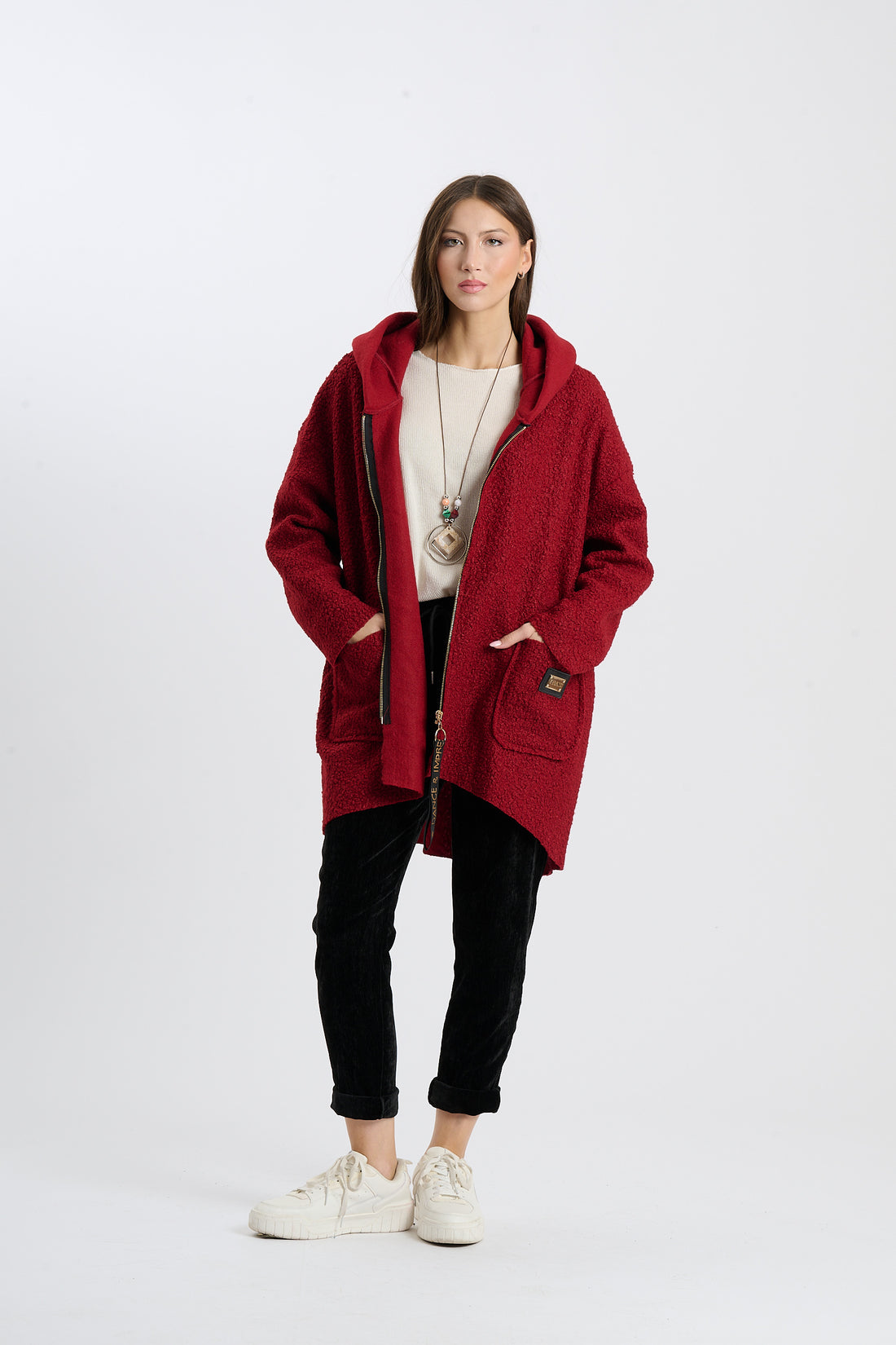 Filzjacke Serano - Rot