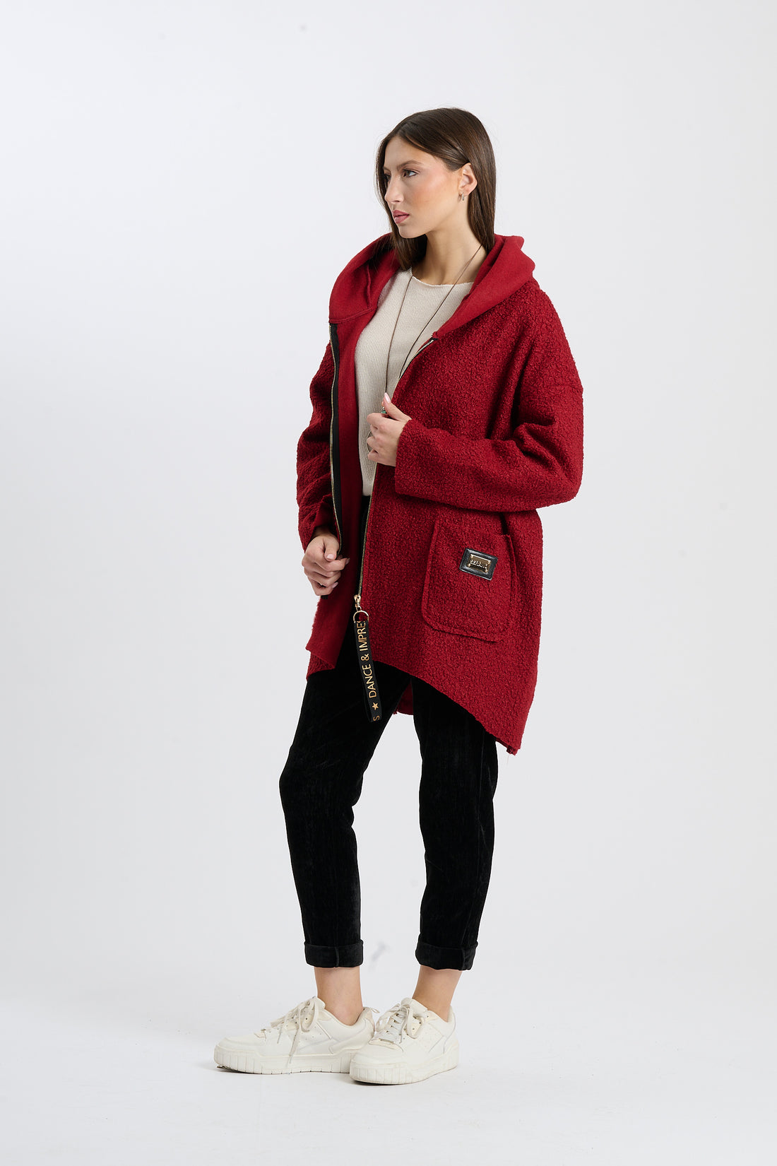 Filzjacke Serano - Rot