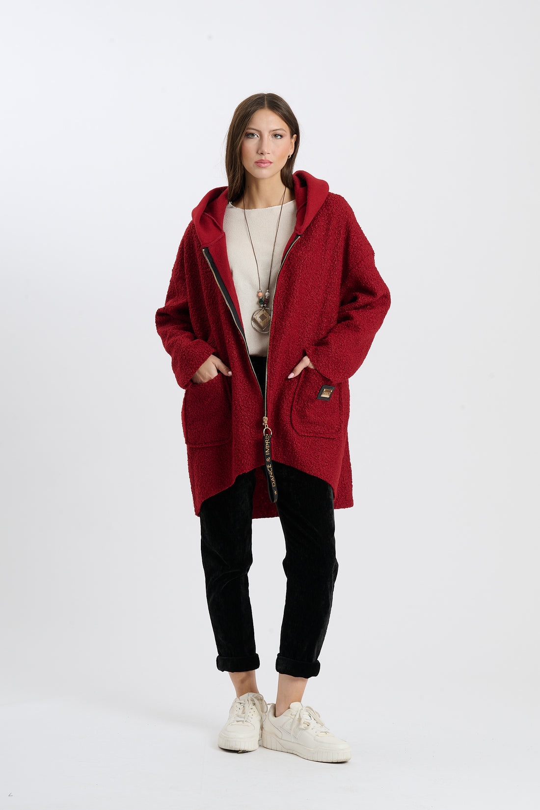 Filzjacke Serano - Rot