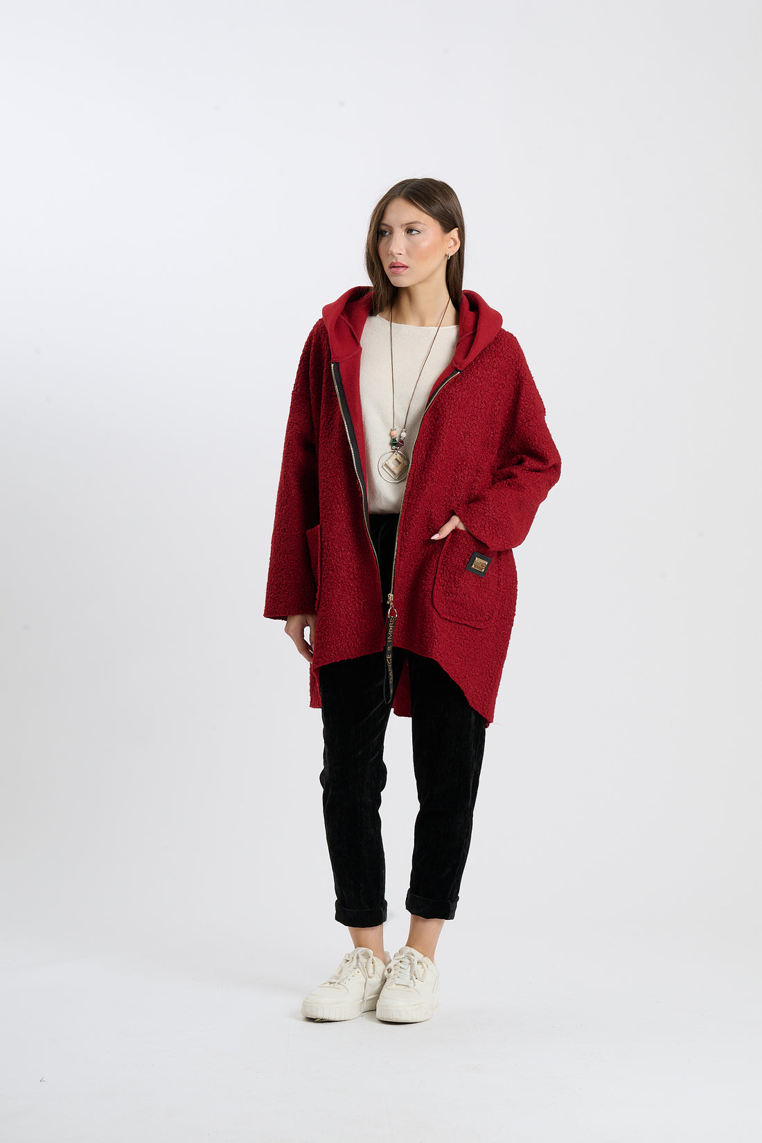 Filzjacke Serano - Rot