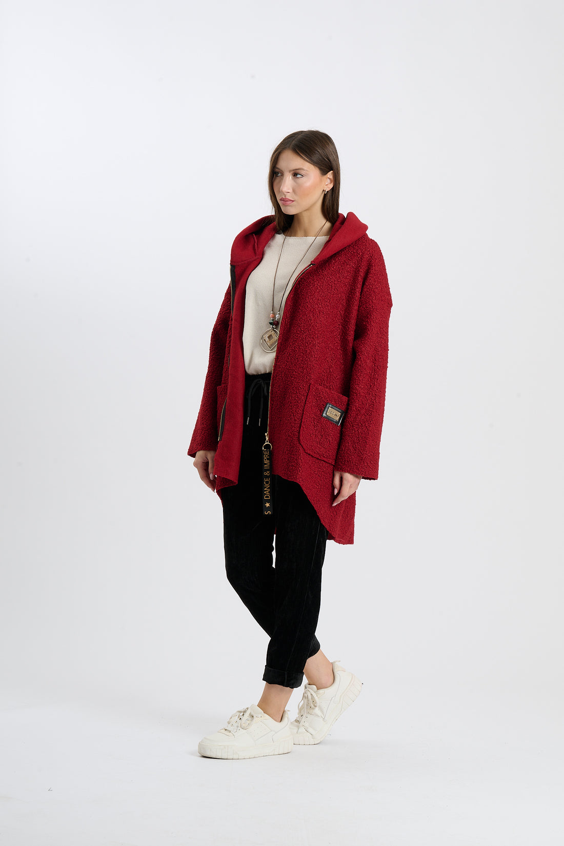 Filzjacke Serano - Rot