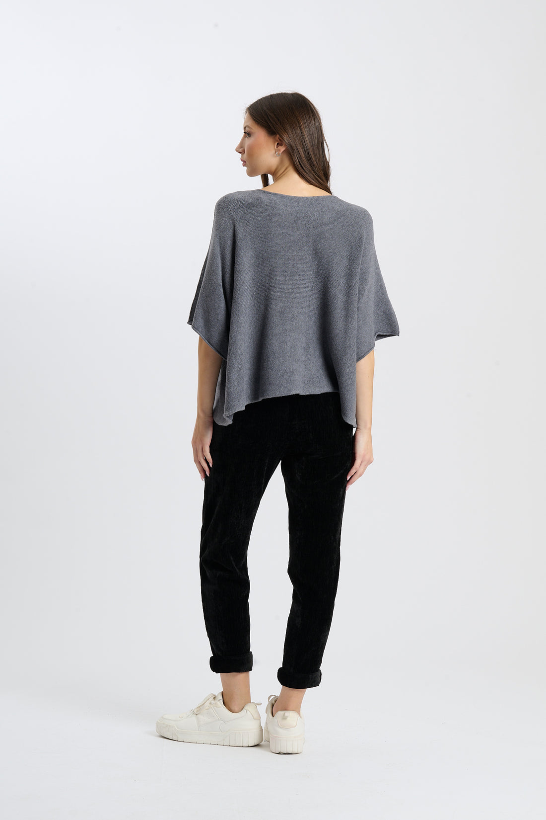 Strickshirt Deer - Grau