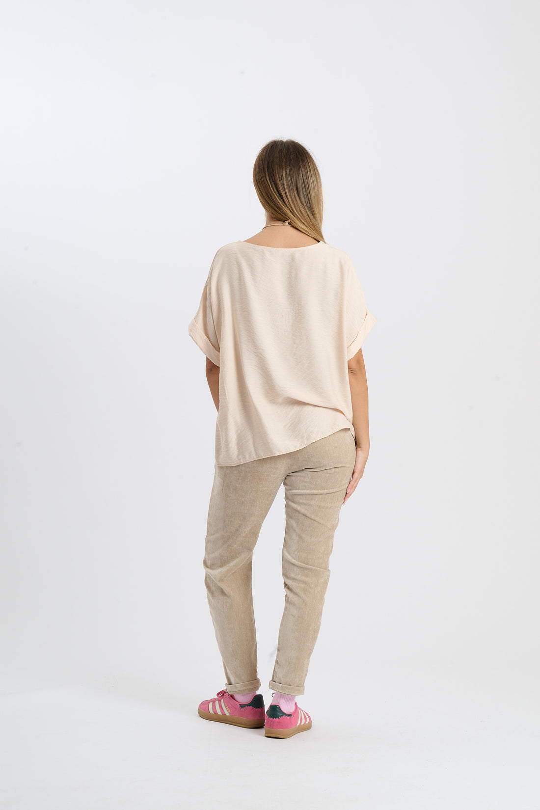 Sweatshirt Ojeda + Kette - Beige