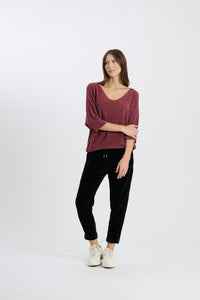 Sweatshirt Agra - Rot