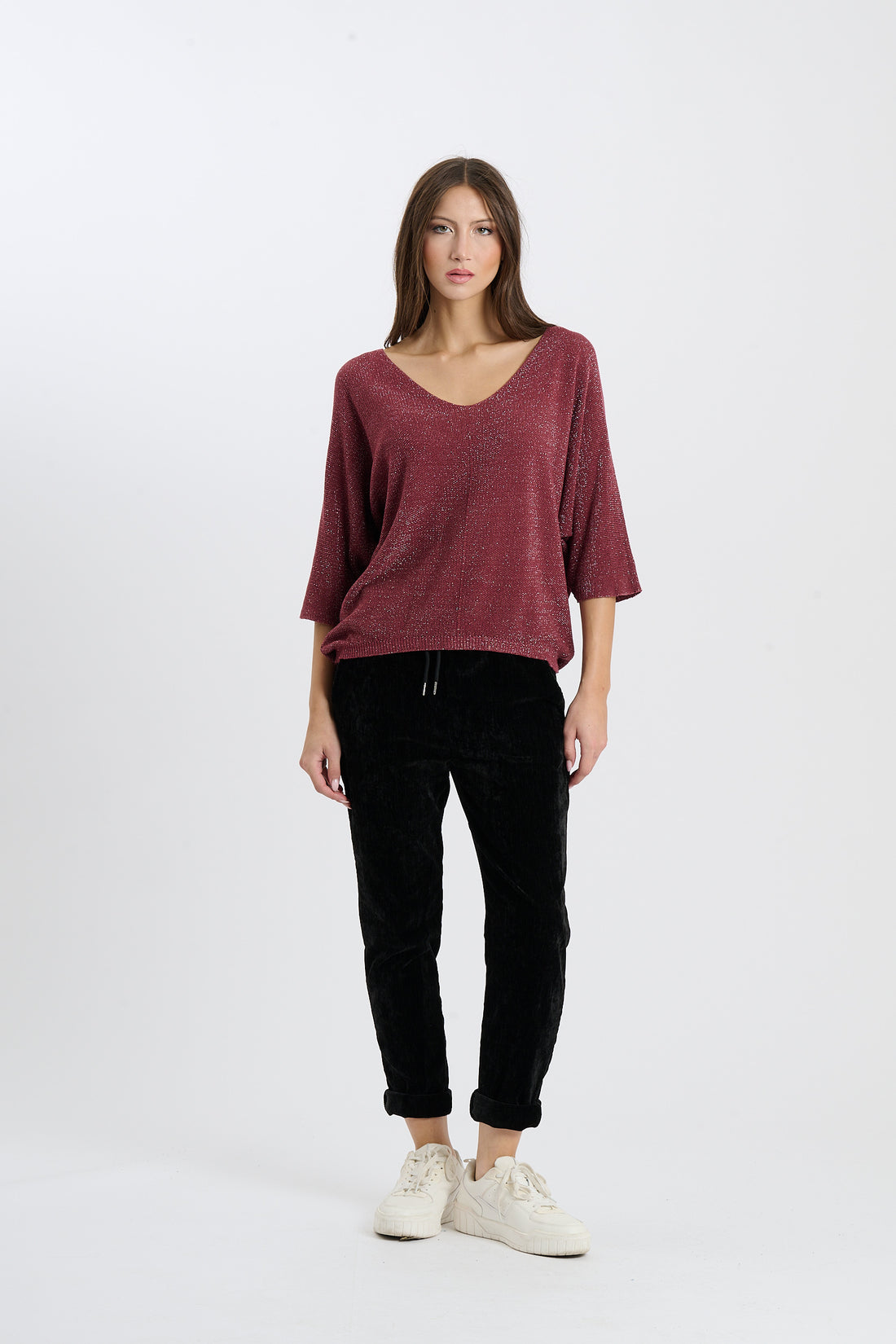 Sweatshirt Agra - Rot