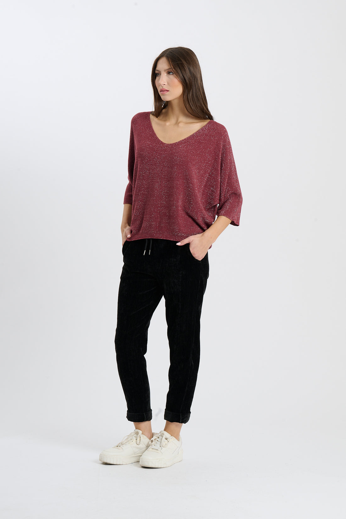 Sweatshirt Agra - Rot