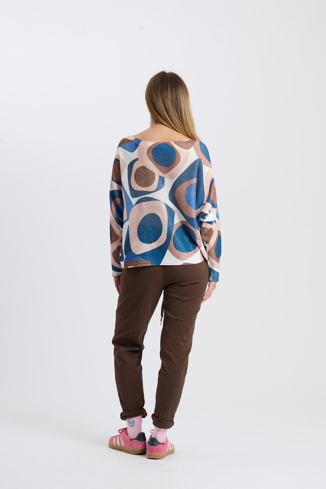 Strickshirt Damn - Blau
