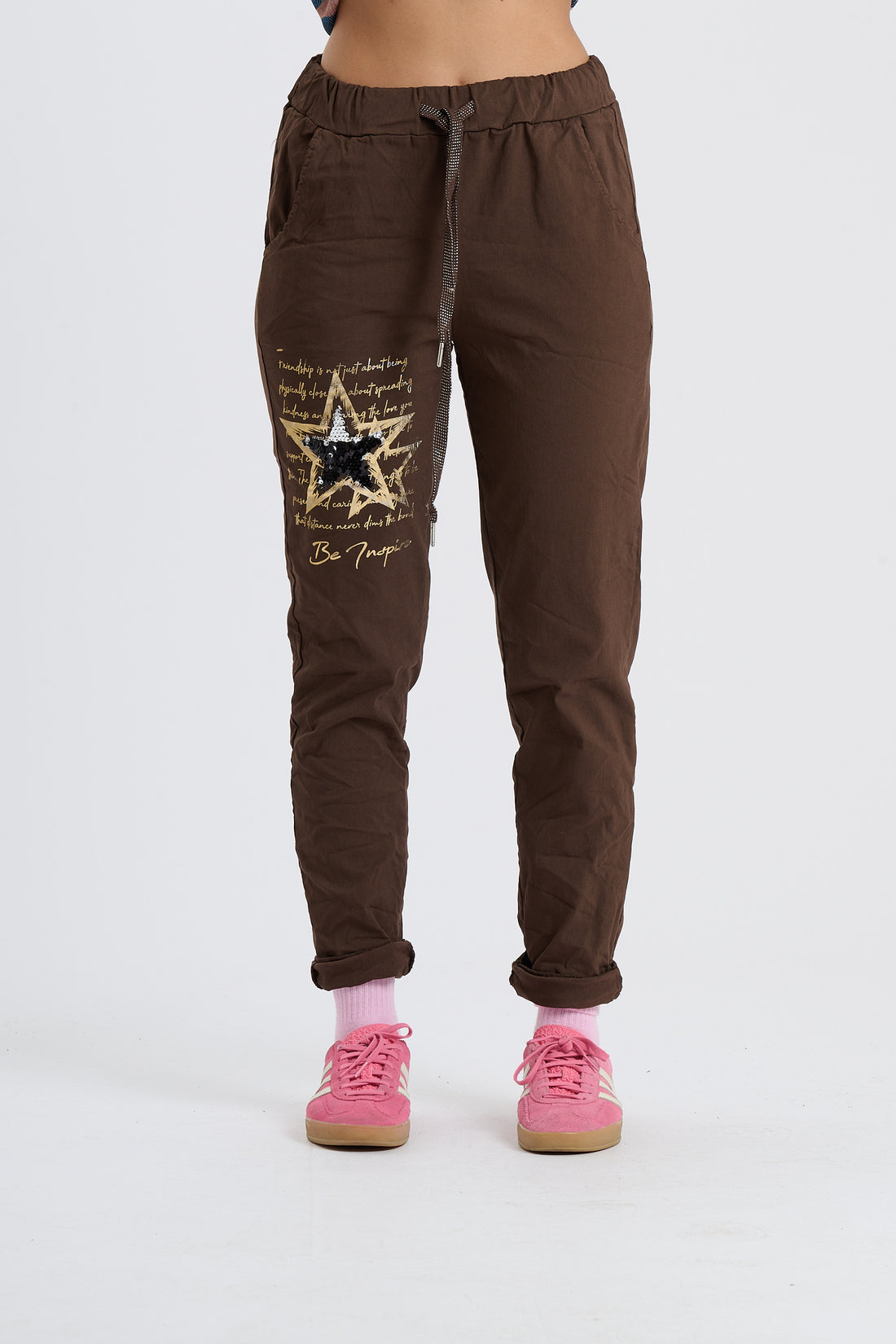 Hose Star Love - Braun