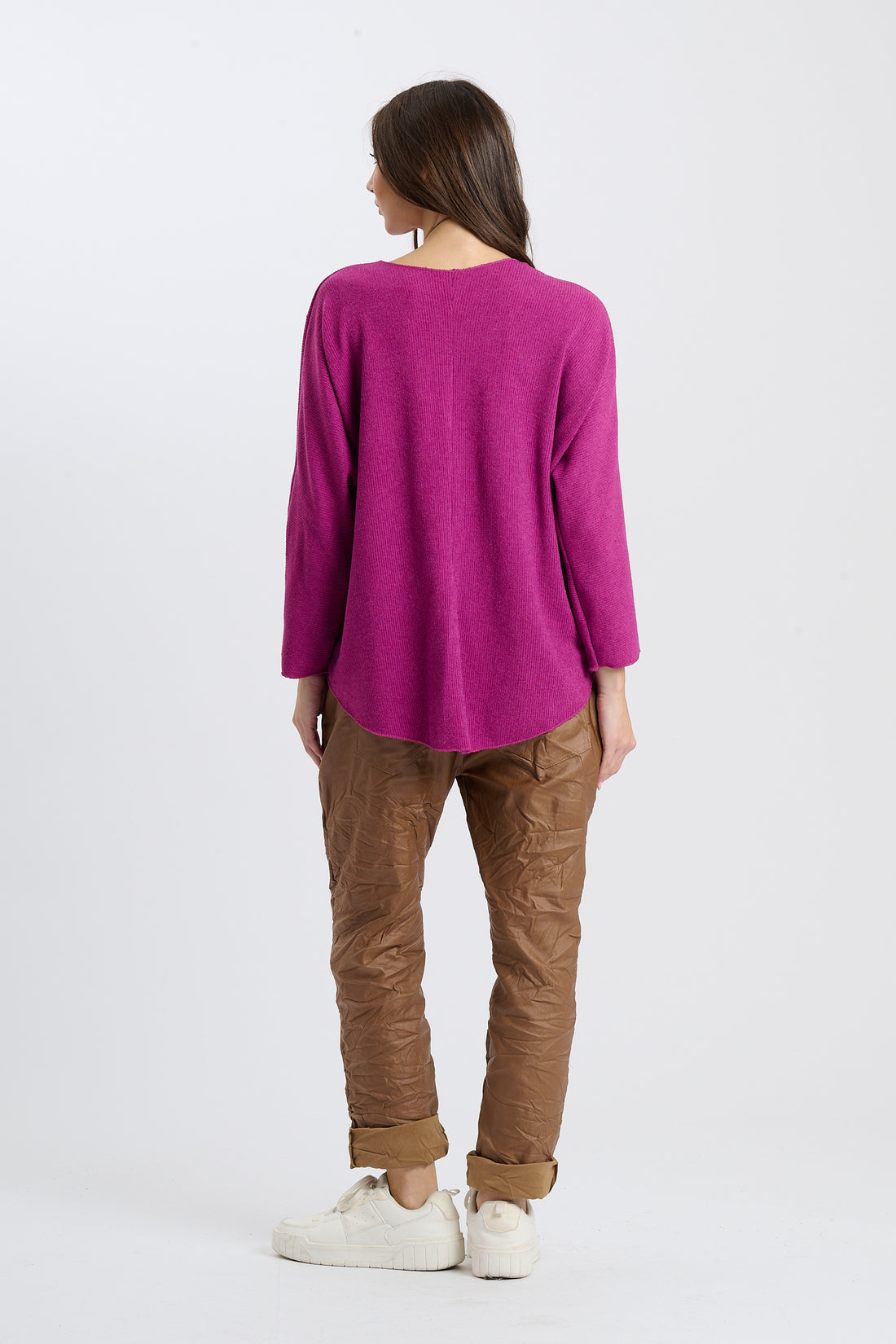 Sweatshirt Ojeda + Kette - Lila