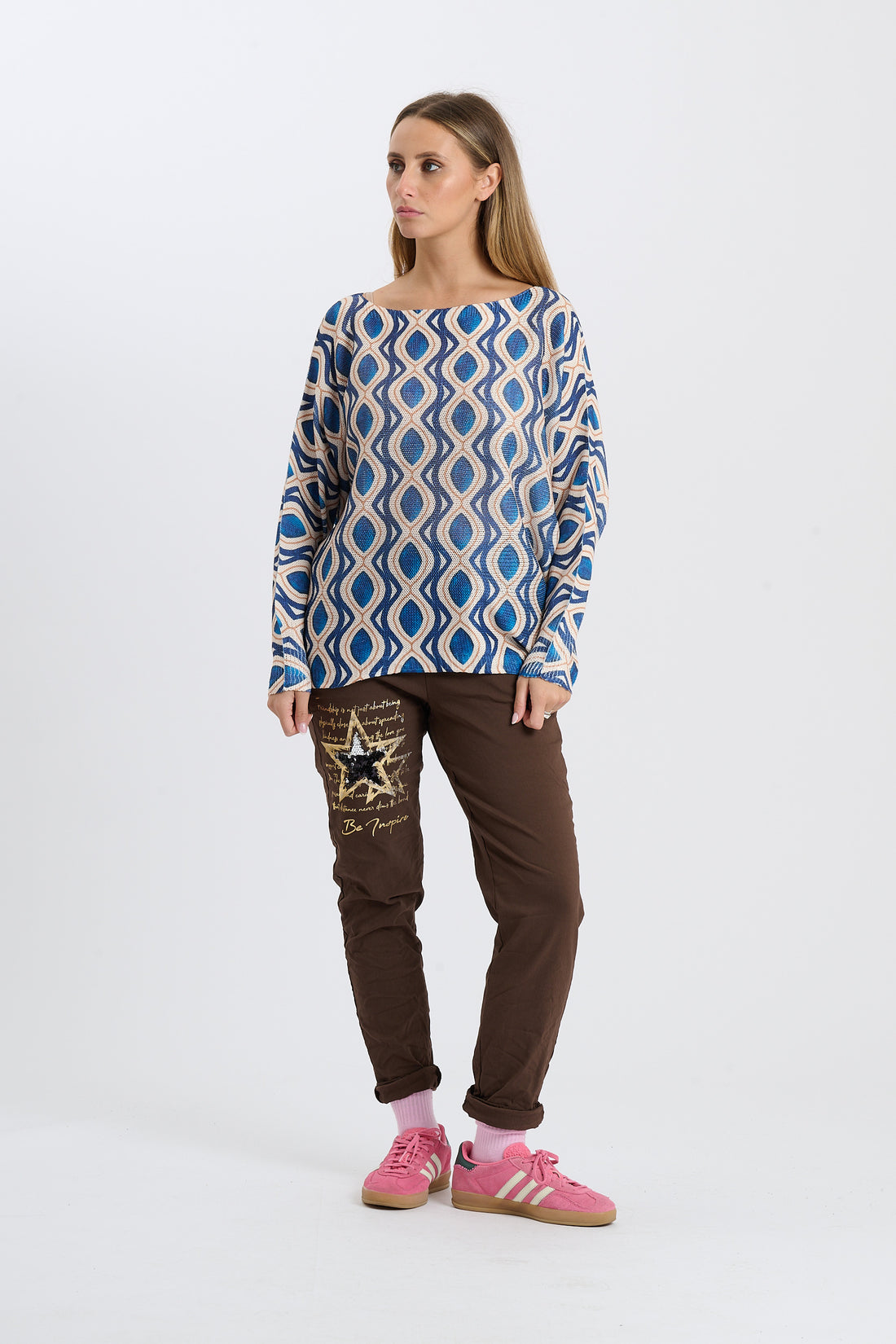 Strickshirt Manaus - Blau