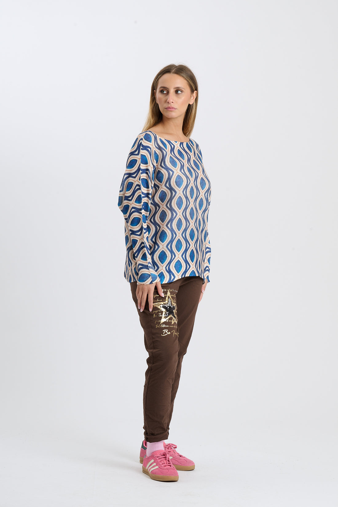 Strickshirt Manaus - Blau