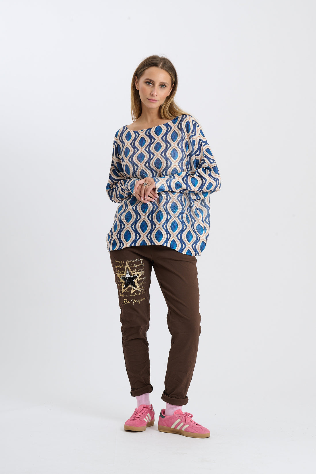 Strickshirt Manaus - Blau