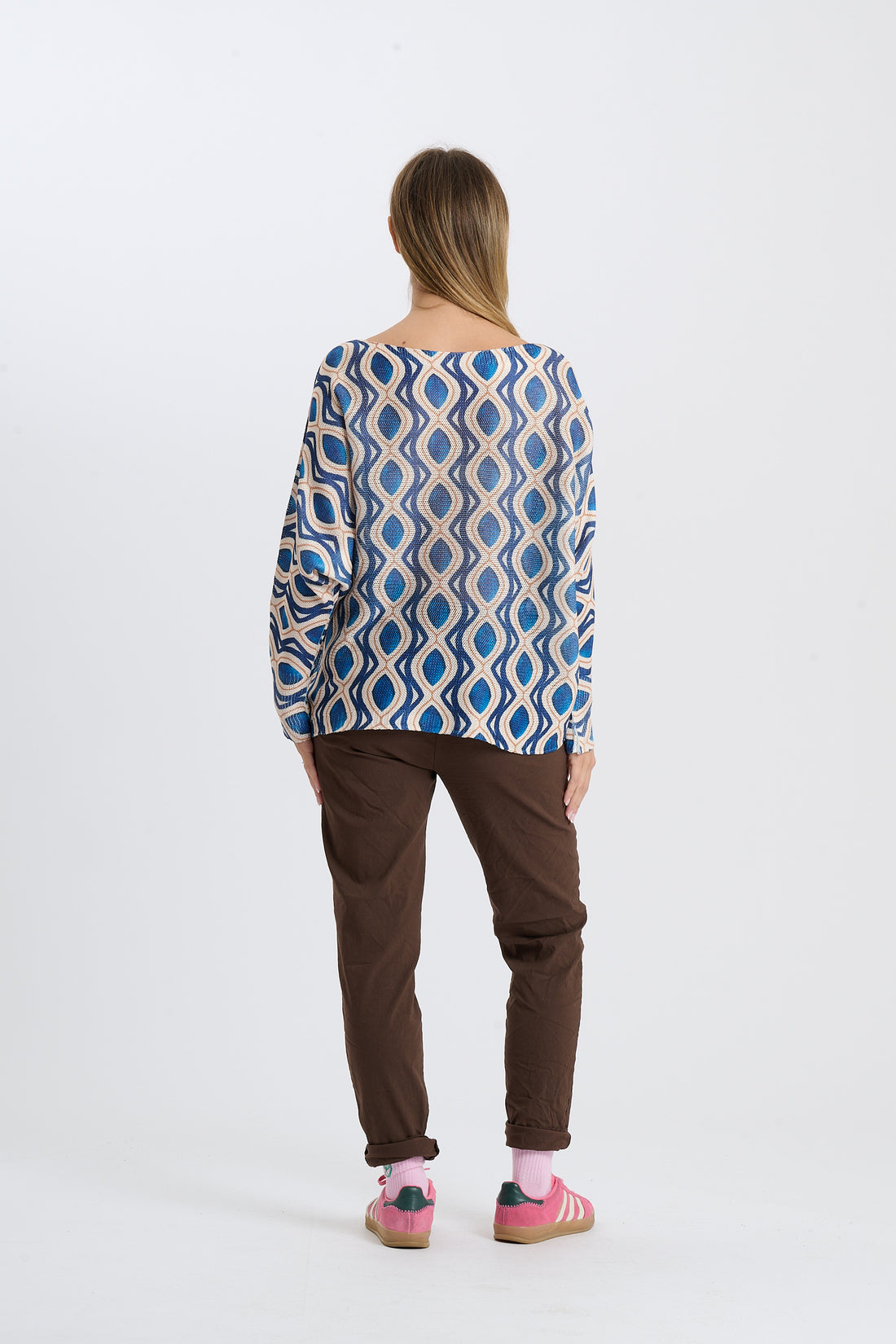 Strickshirt Manaus - Blau