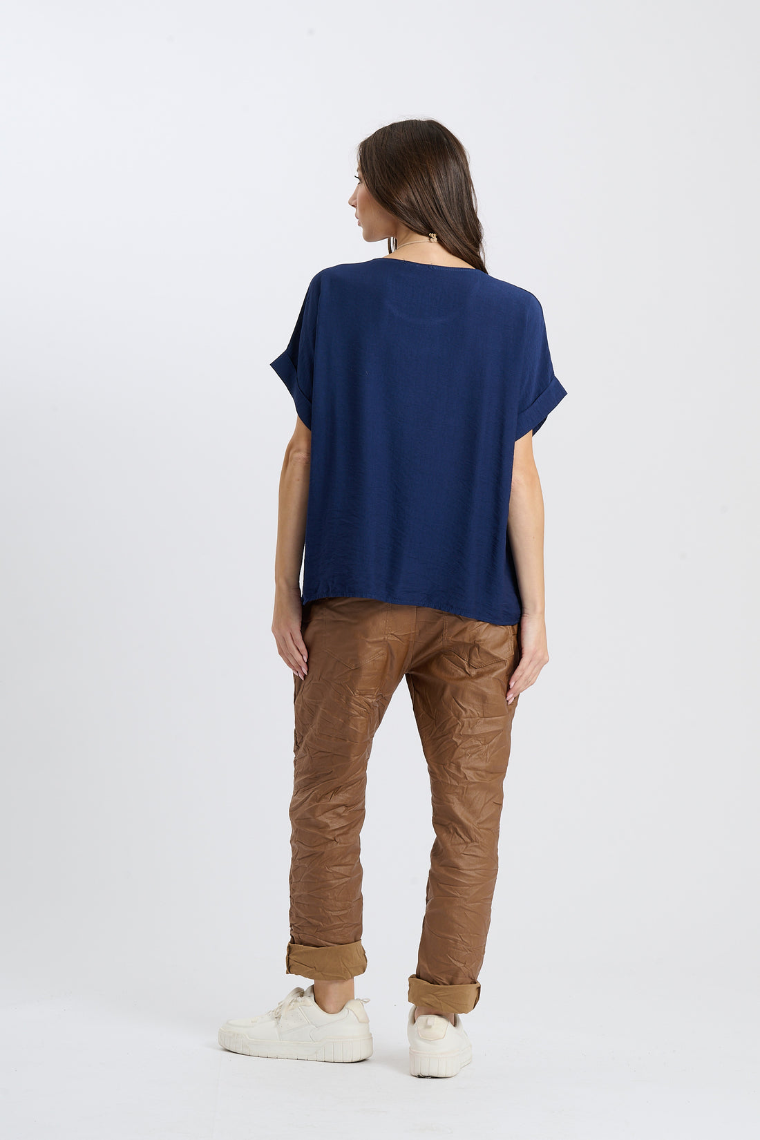 Shirt Ajun  - Dunkelblau