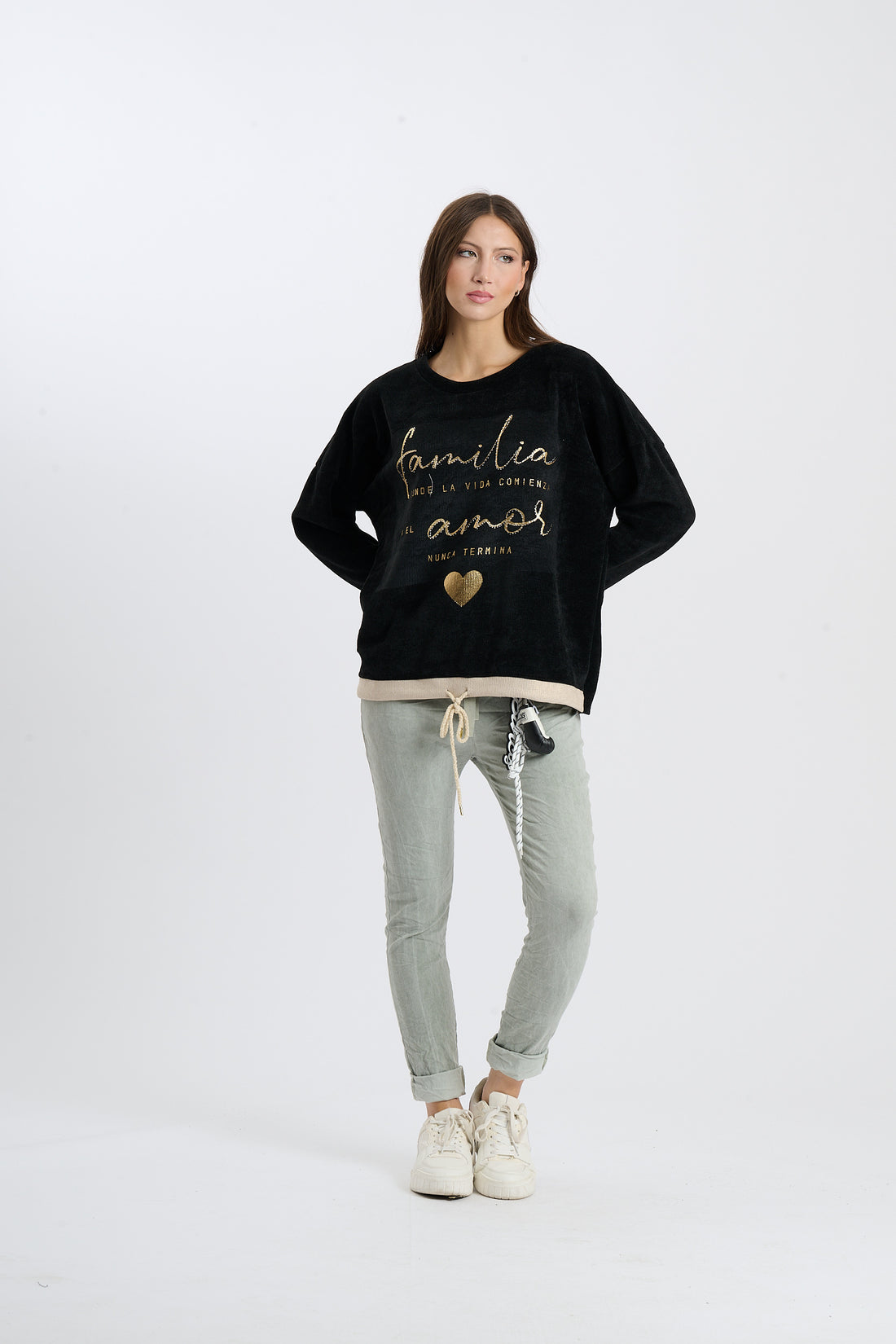 Pullover Familia  - Schwarz