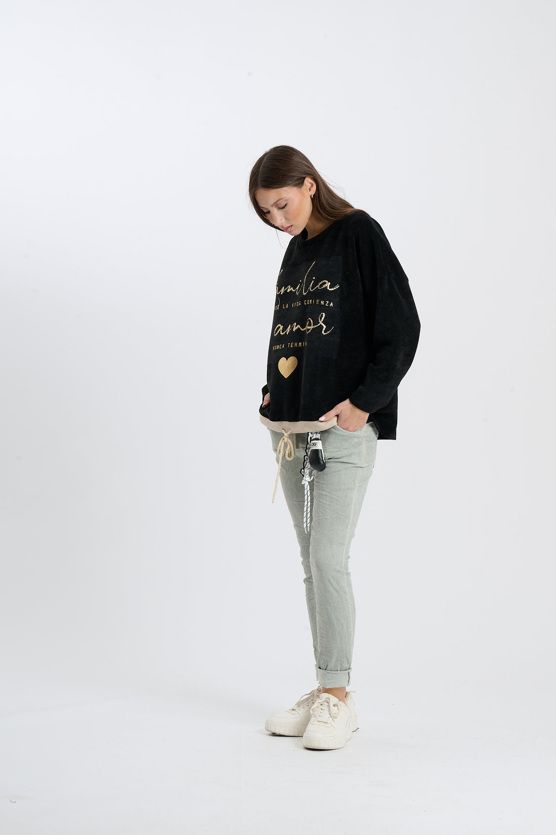 Pullover Familia  - Schwarz
