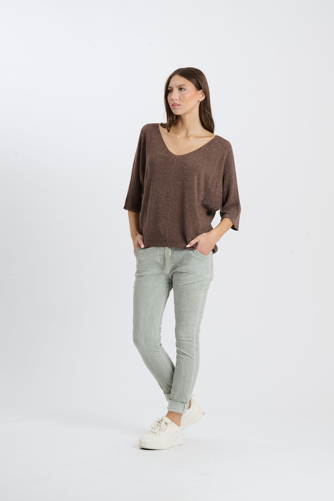 Sweatshirt Agra - Braun