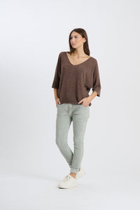 Sweatshirt Agra - Braun