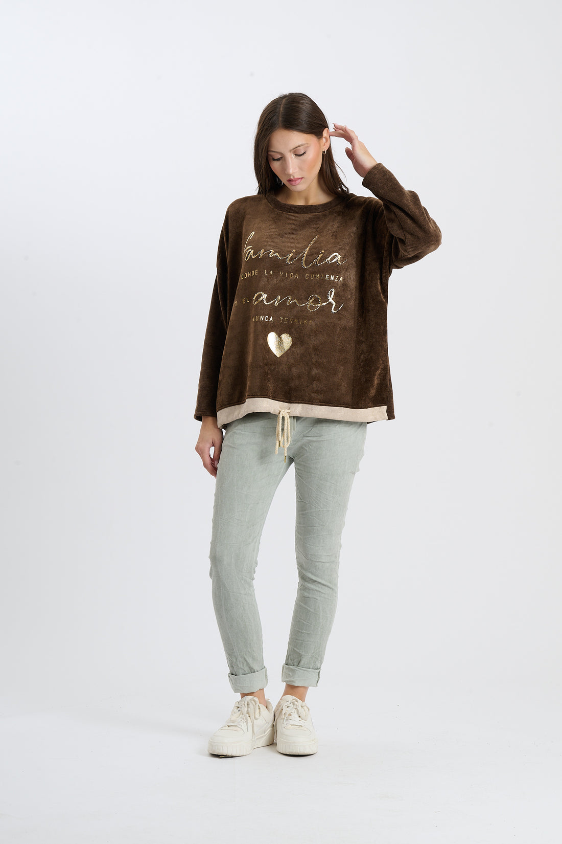 Pullover Familia  - Braun