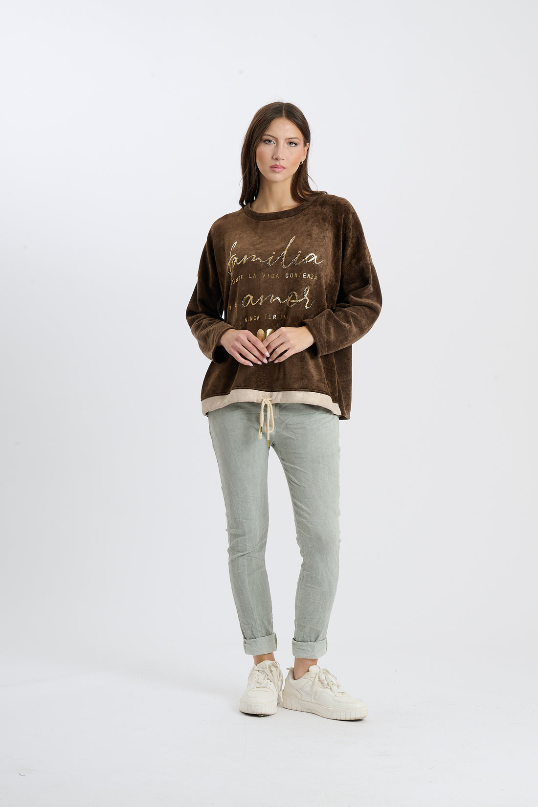 Pullover Familia  - Braun