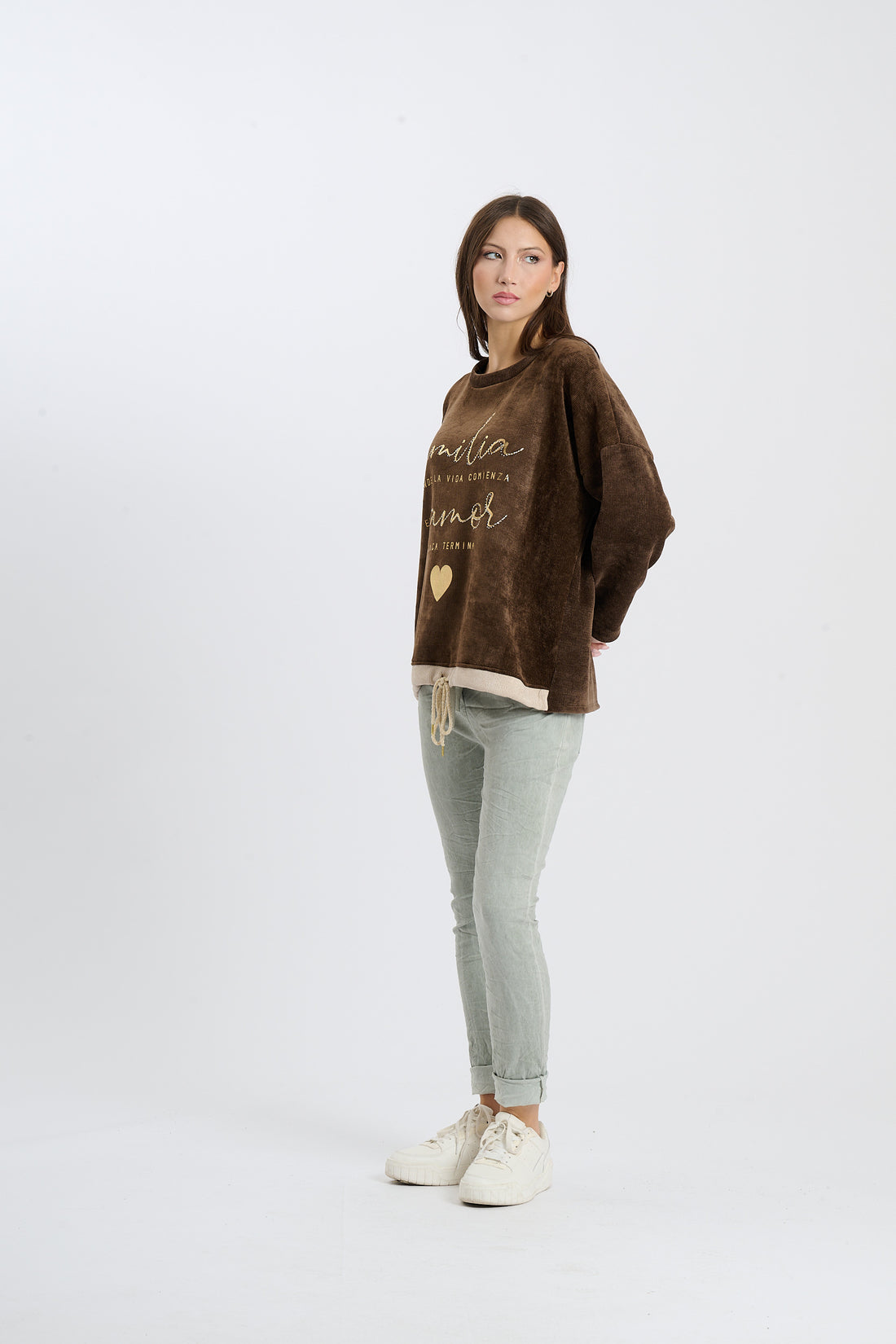 Pullover Familia  - Braun