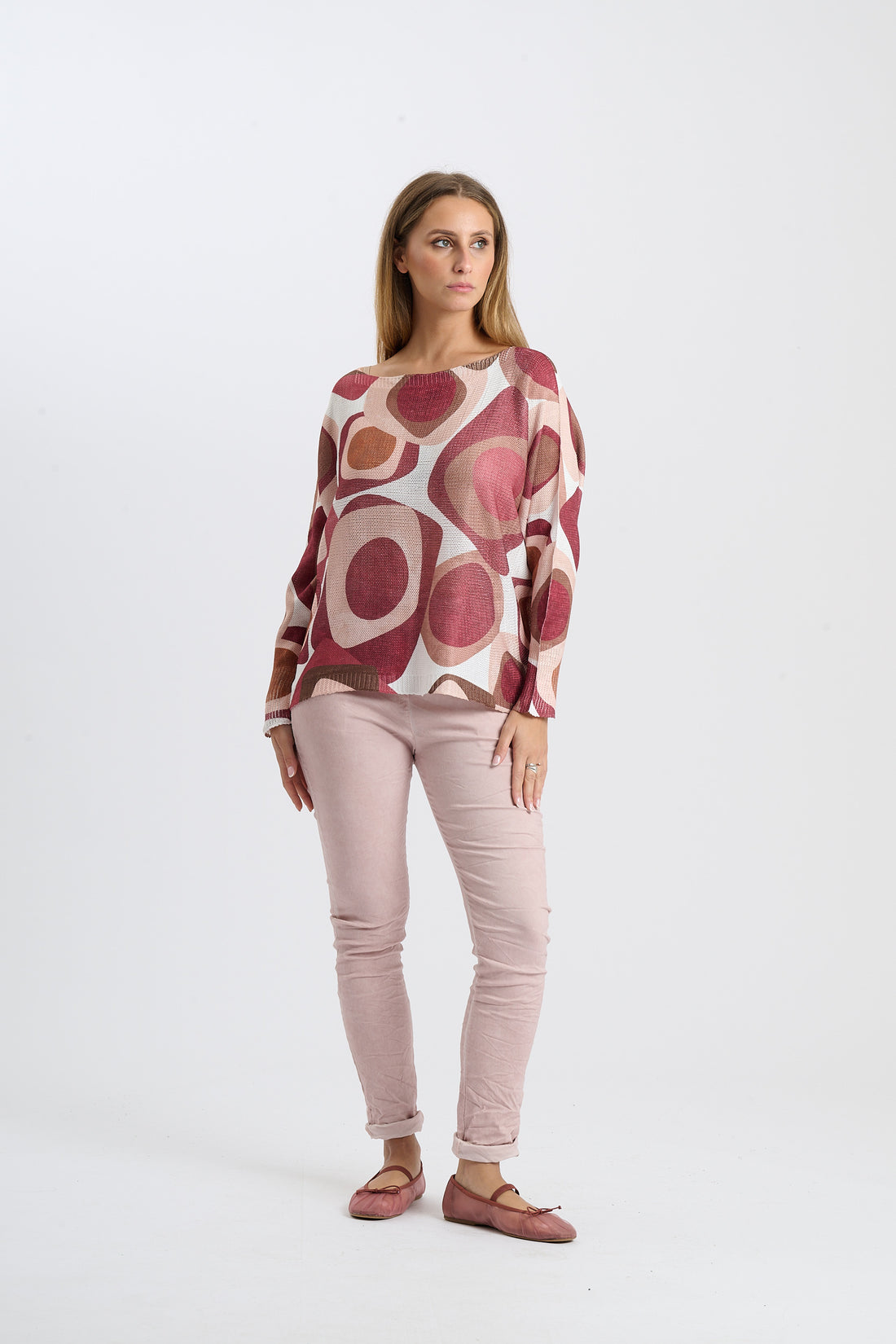 Strickshirt Damn - Rot