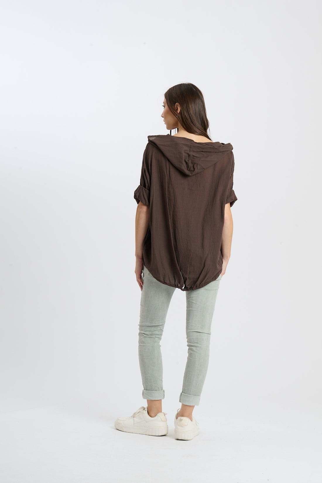 Hoodie Hemd Palma - Braun
