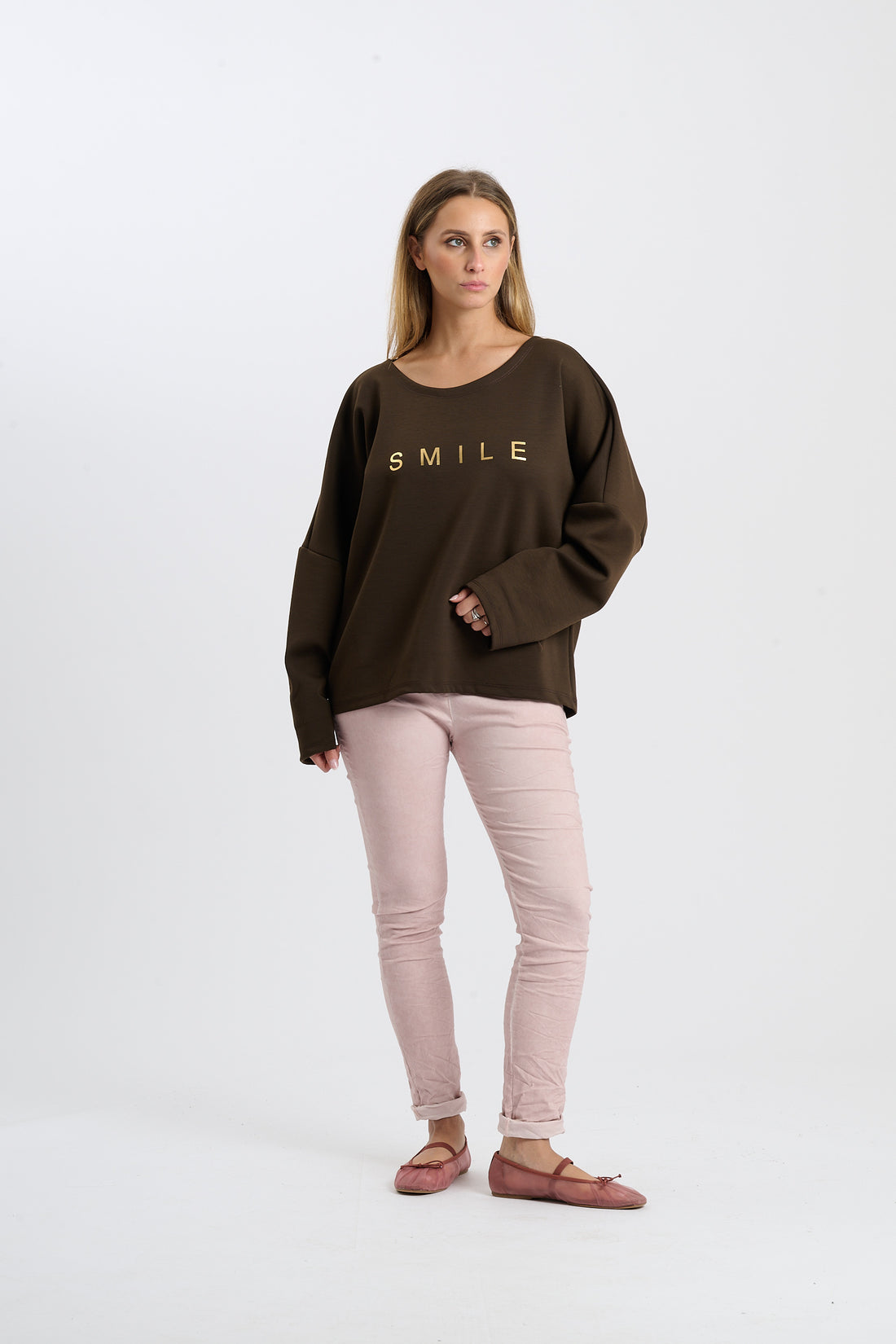 Pullover Smile  - Braun