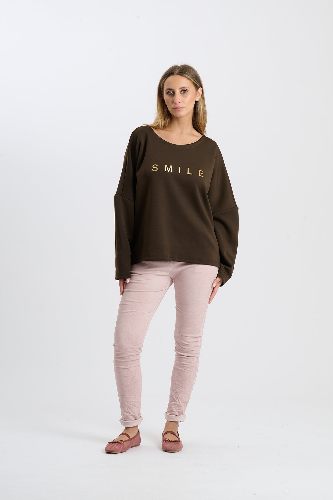 Pullover Smile  - Braun
