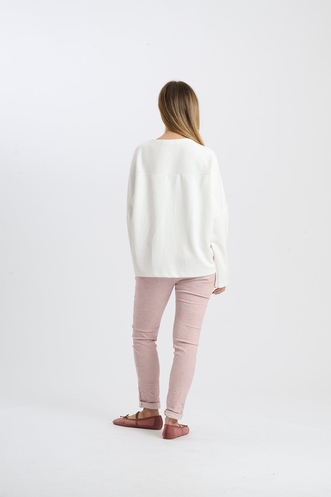 Pullover Smile  - Weiß