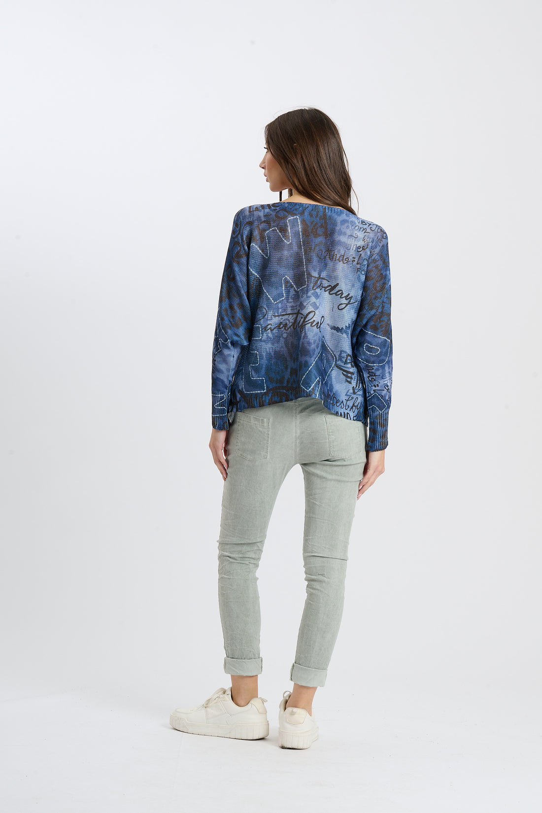 Strickshirt Vista - Blau