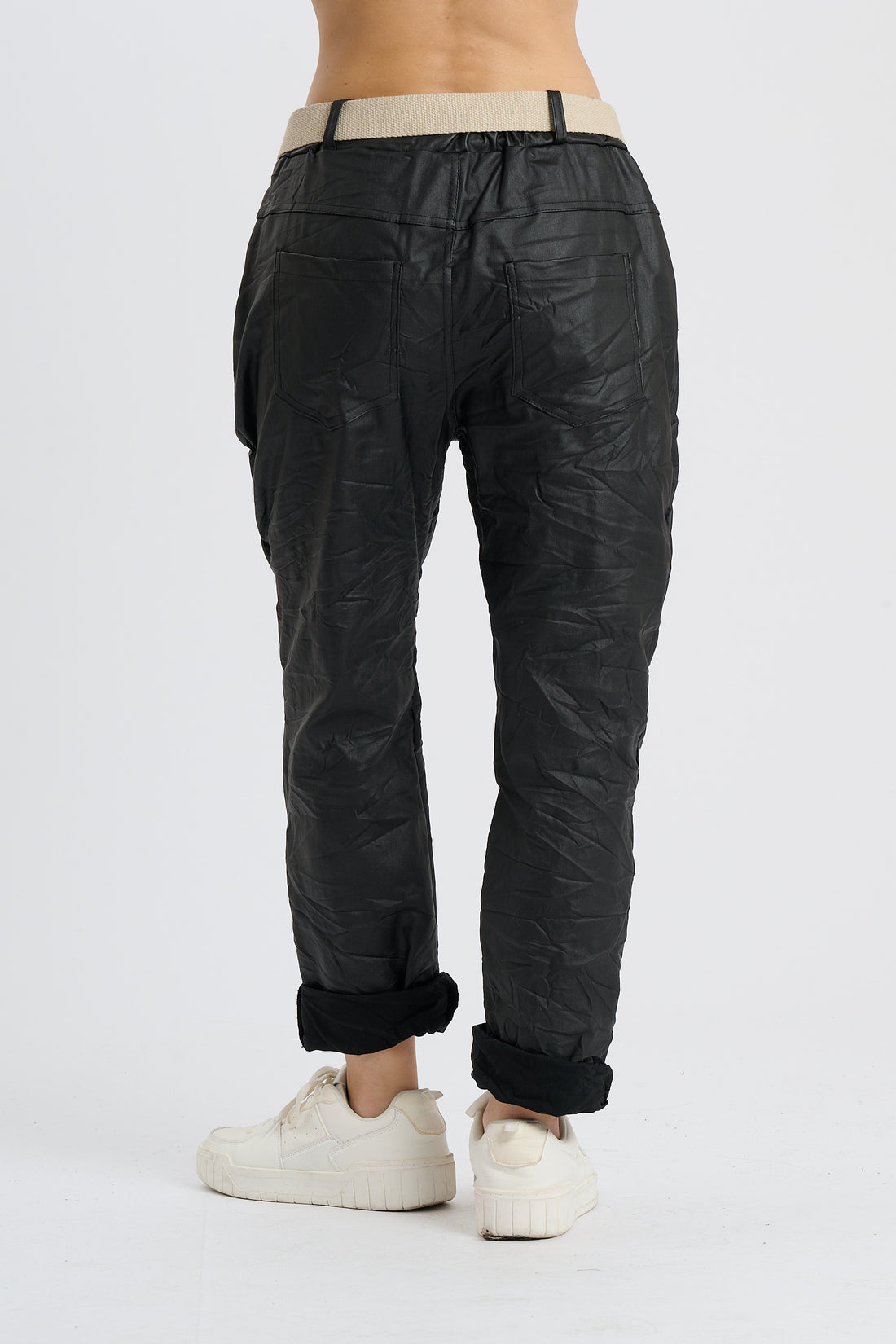 Hose Denim - Metallicschwarz