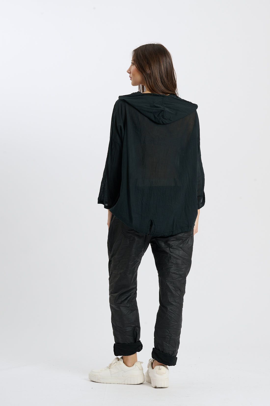 Hoodie Hemd Palma - Schwarz