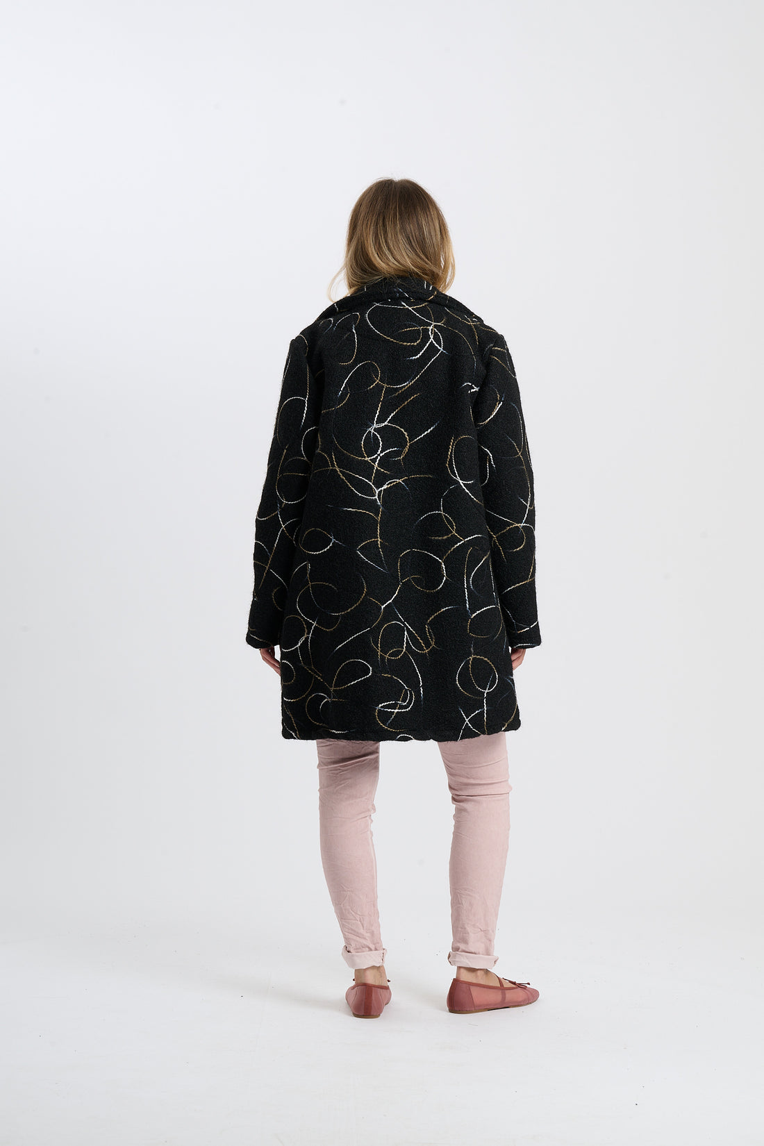 Filzjacke Sofie - Schwarz