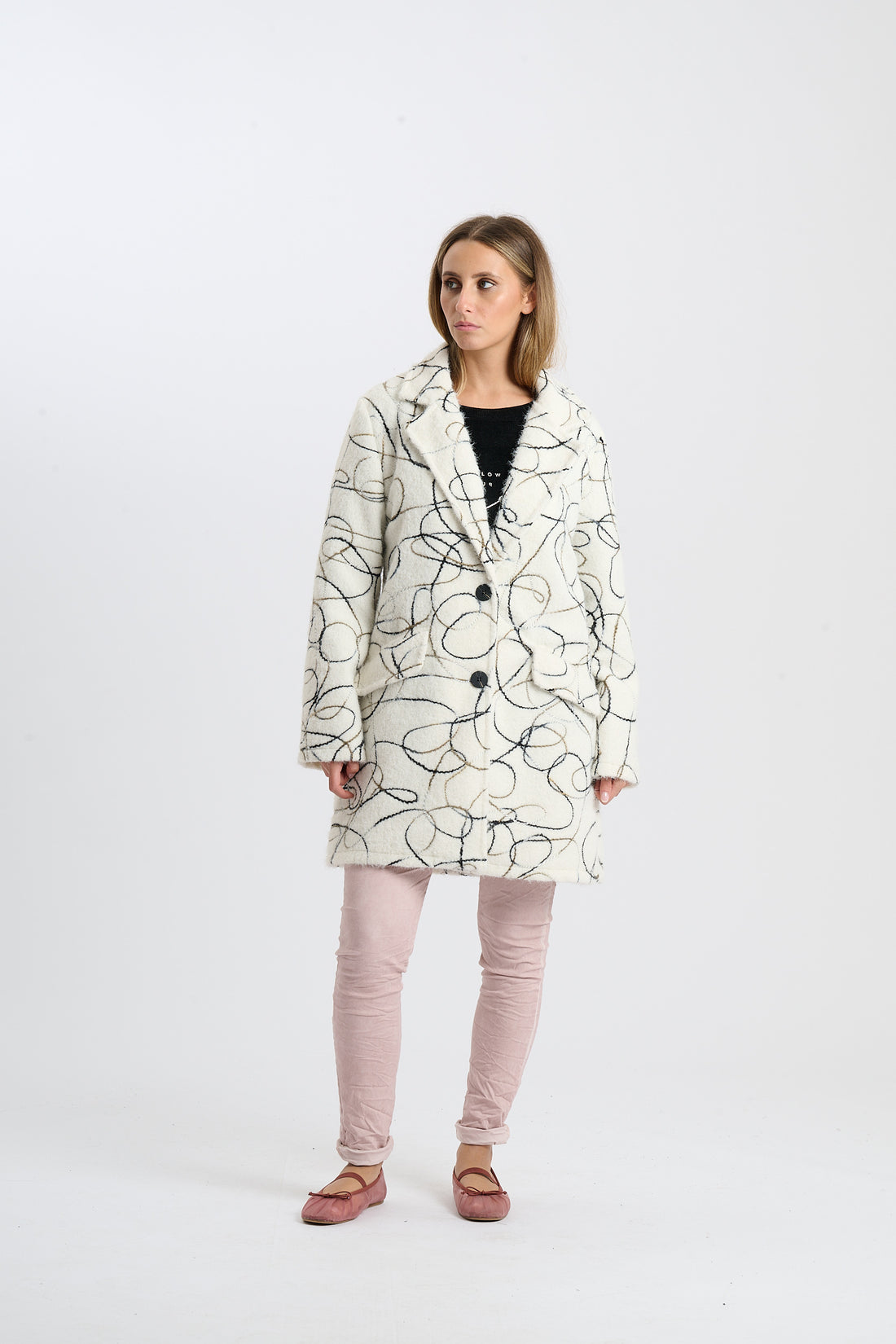 Filzjacke Sofie - Weiß