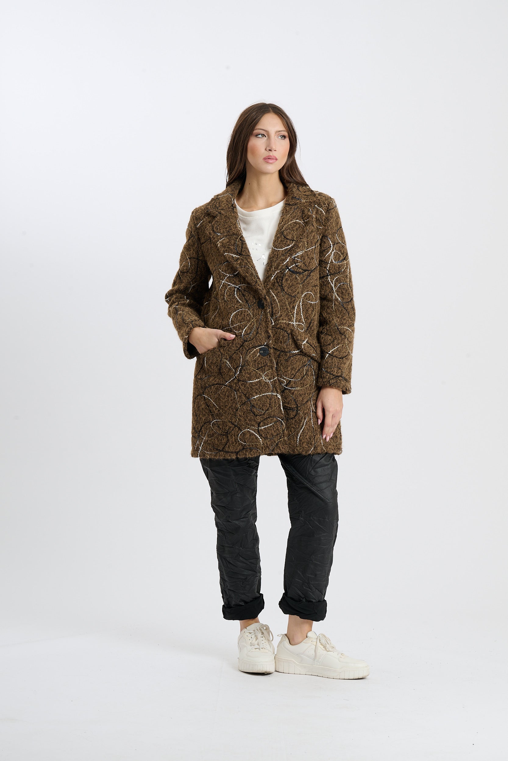Filzjacke Sofie - Braun