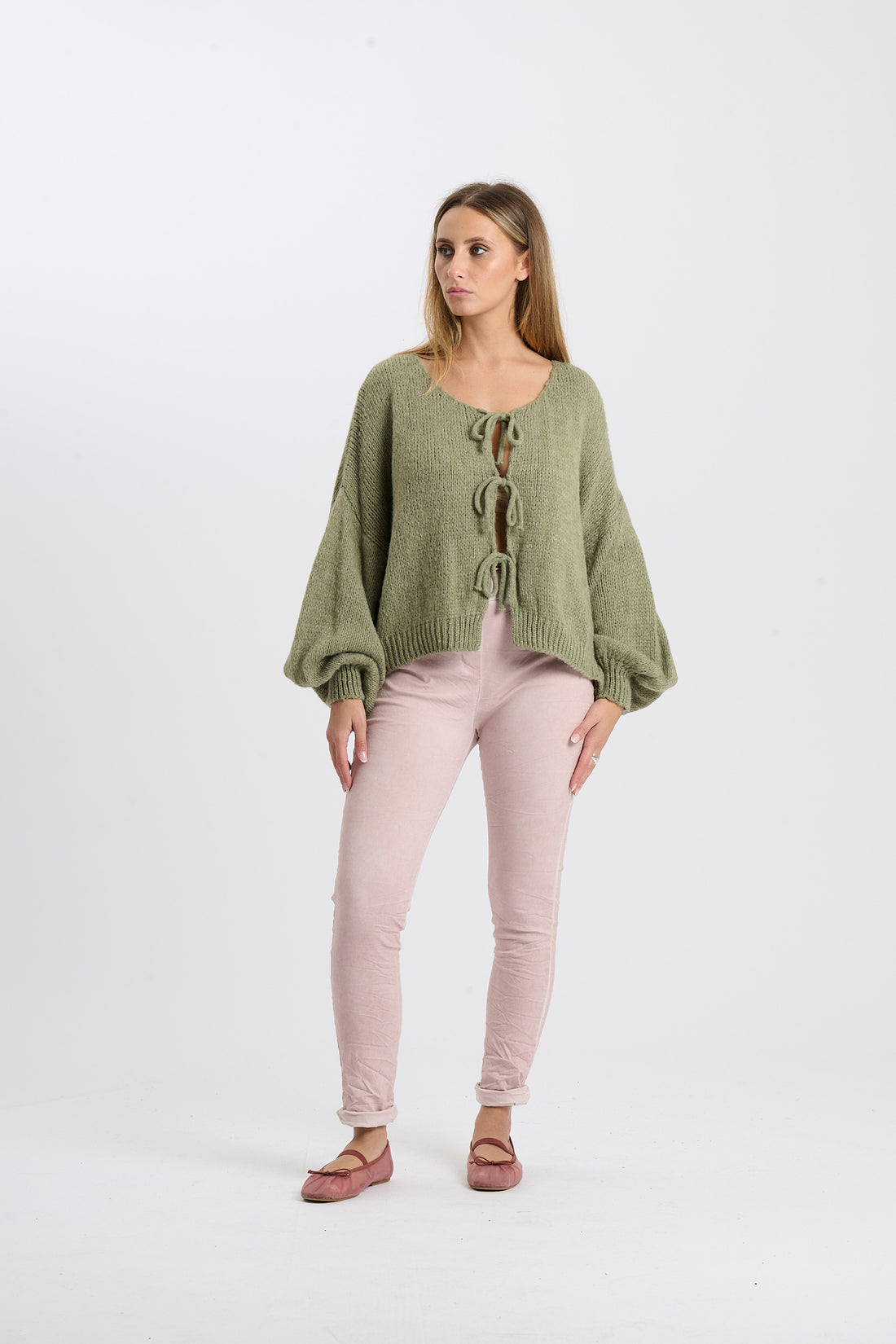 Wolljacke Chiara - Olive