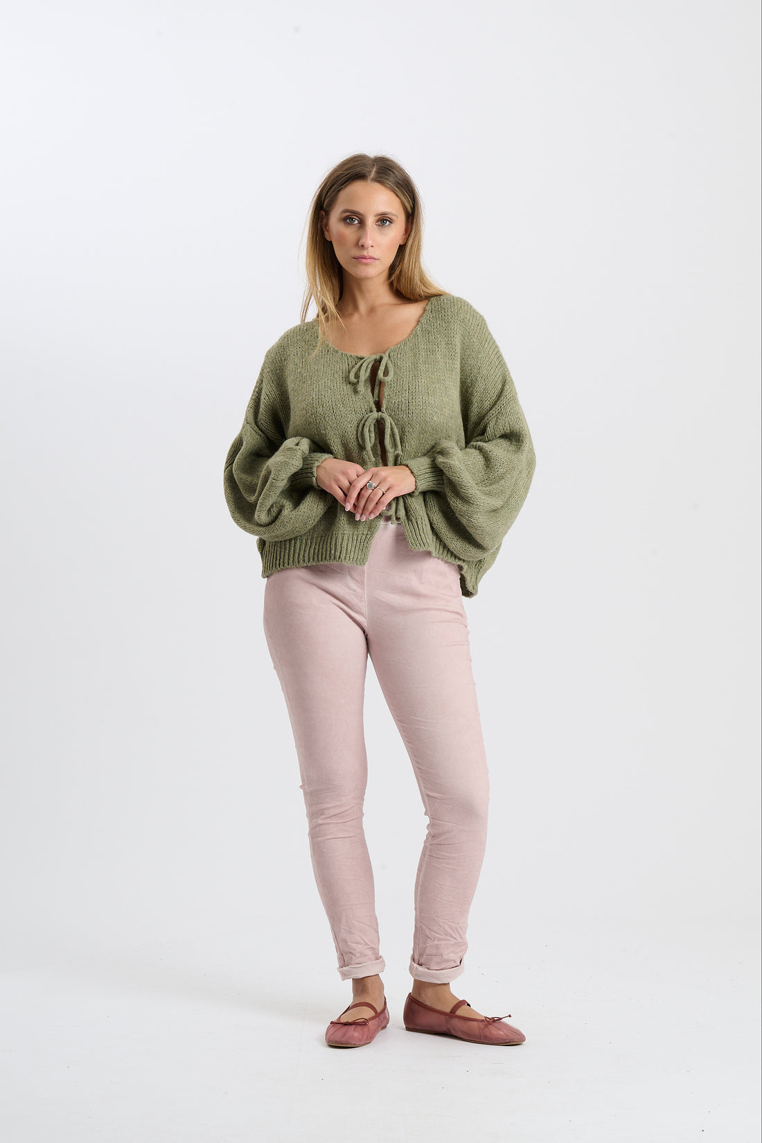 Wolljacke Chiara - Olive