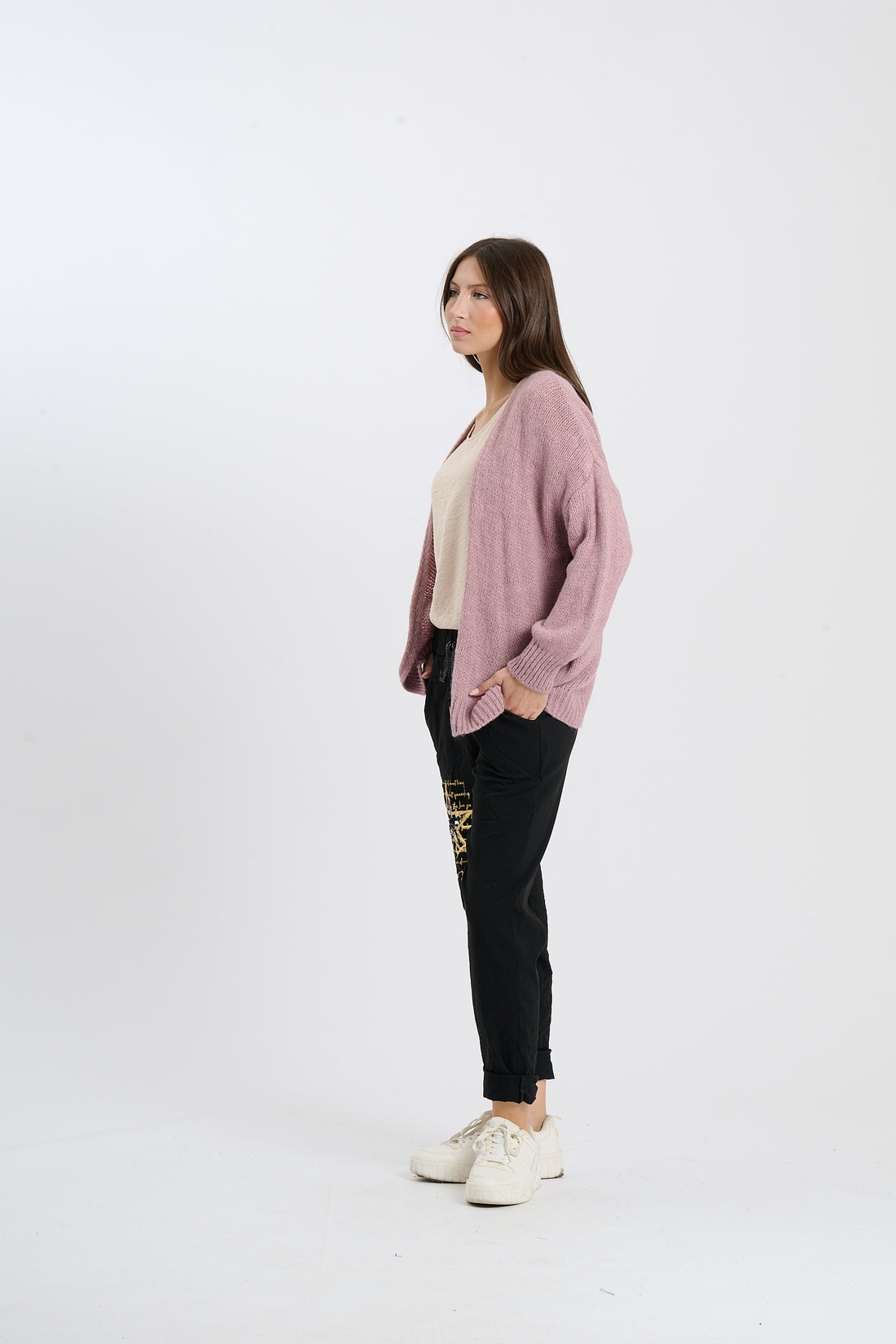 Strickjacke Elli - Violett