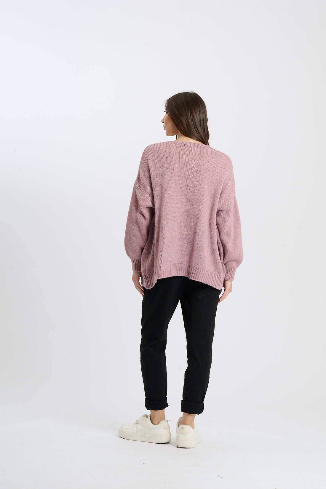 Strickjacke Elli - Violett