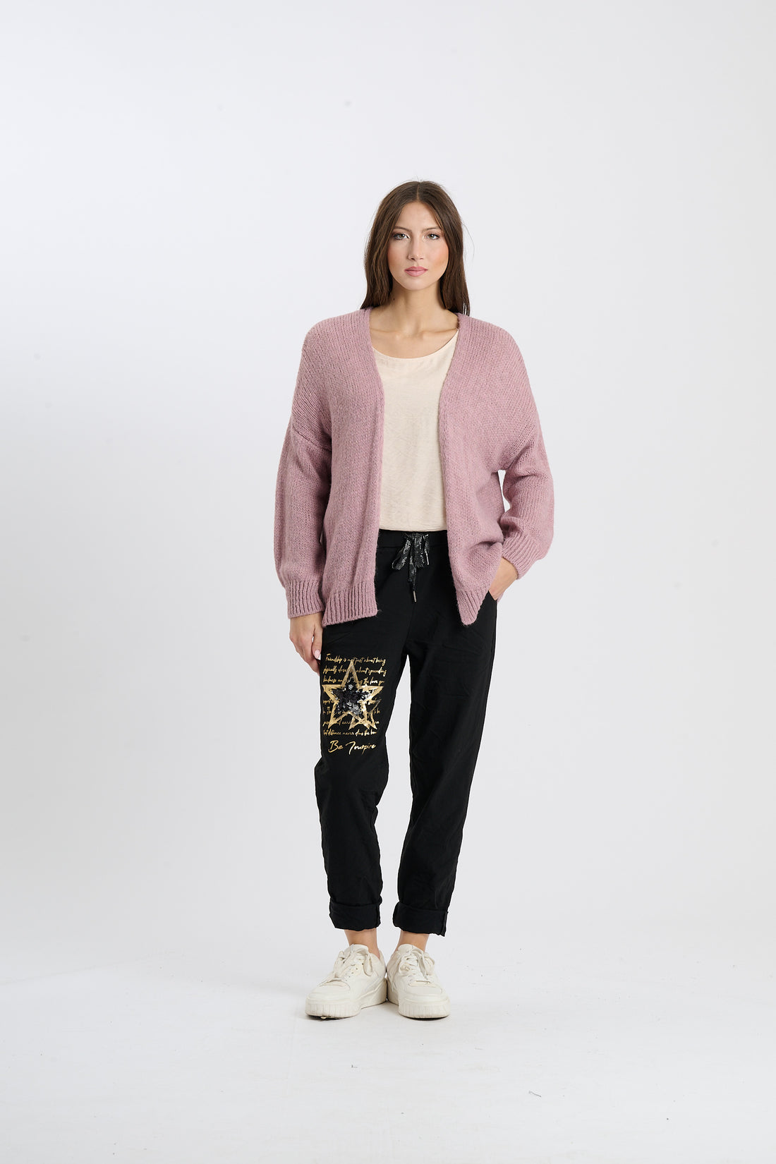 Strickjacke Elli - Violett