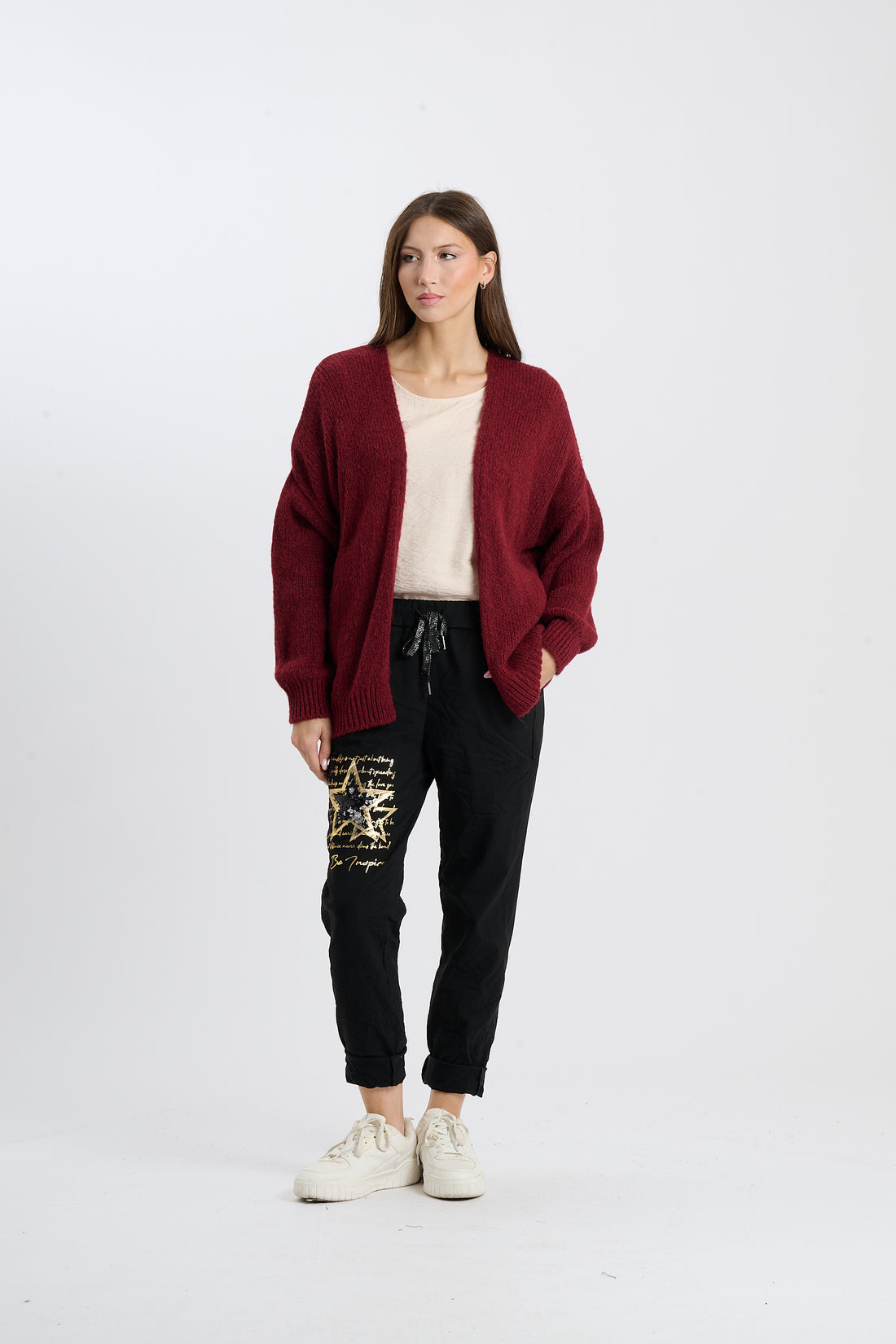 Strickjacke Elli - Rot