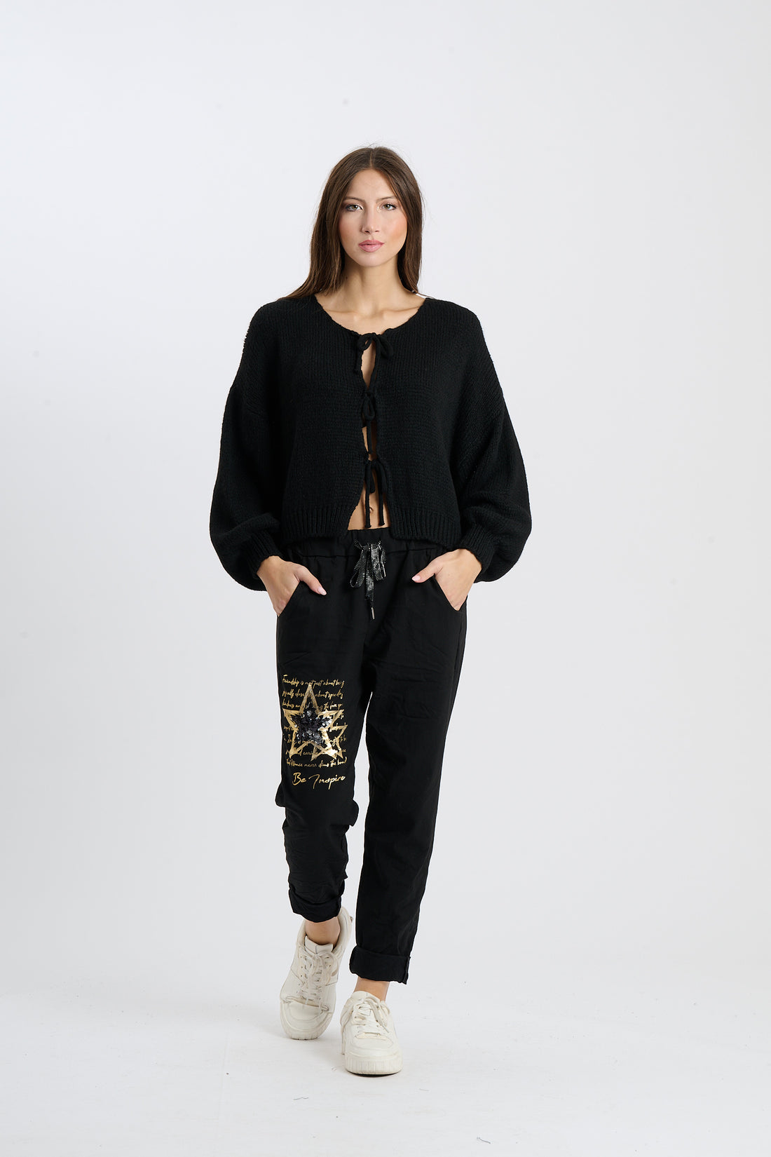 Wolljacke Chiara - Schwarz