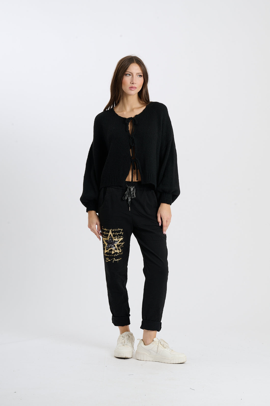 Wolljacke Chiara - Schwarz