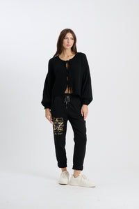 Wolljacke Chiara - Schwarz