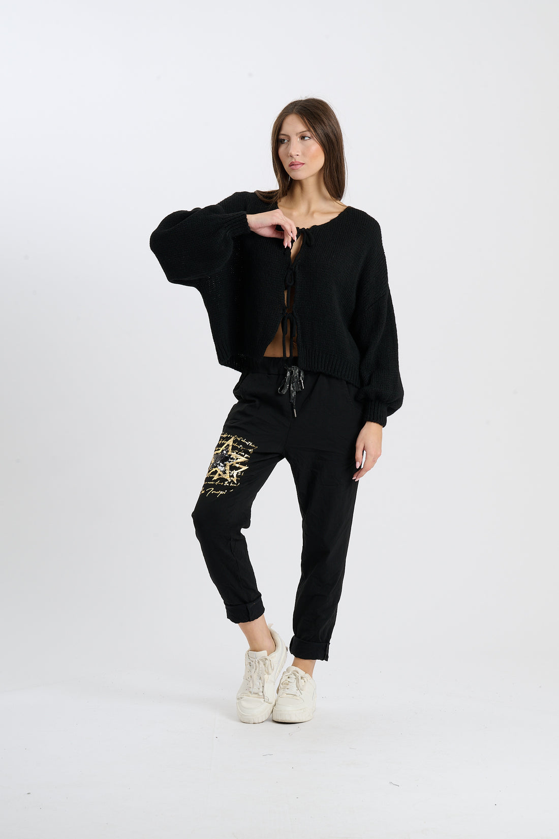 Wolljacke Chiara - Schwarz