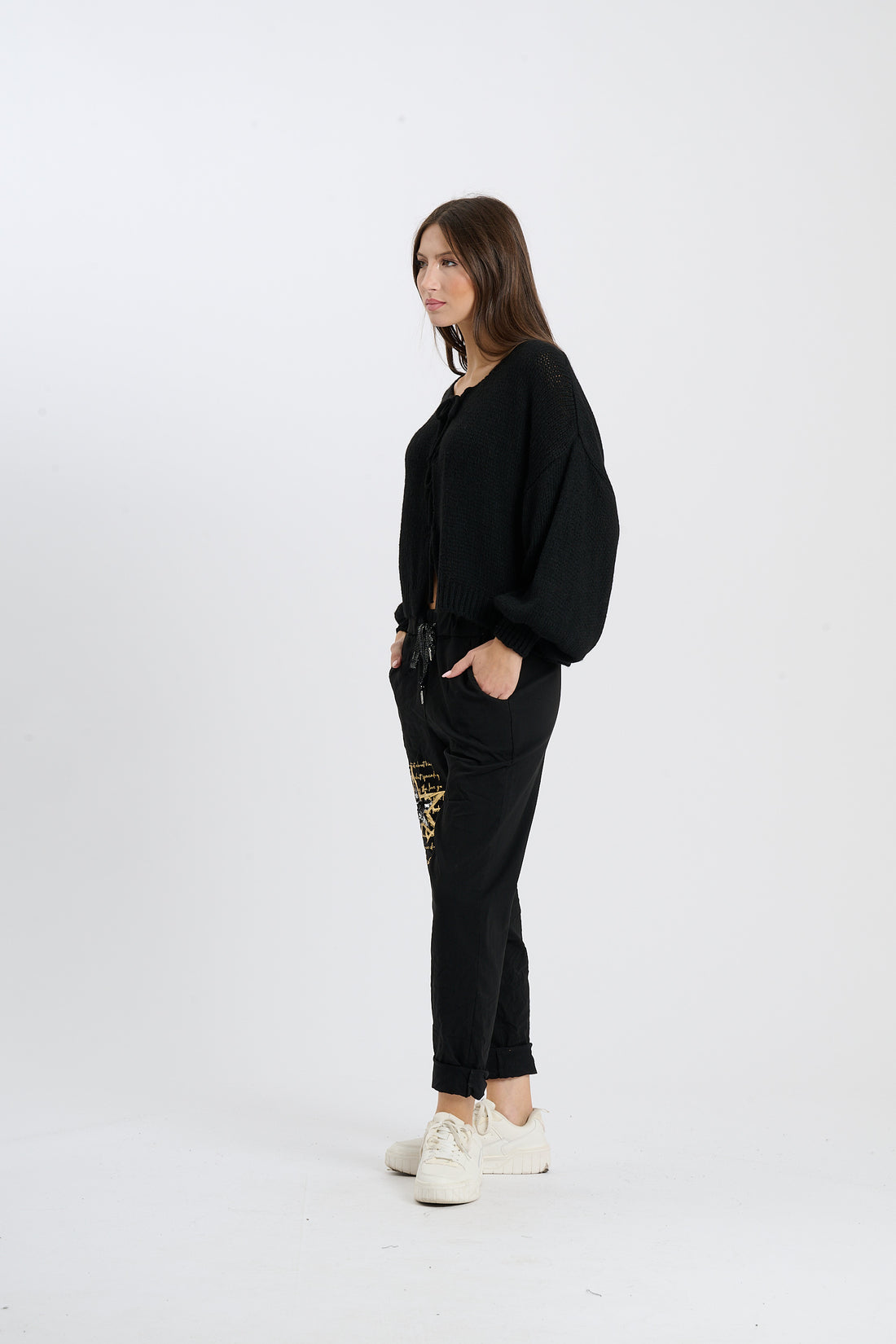 Wolljacke Chiara - Schwarz