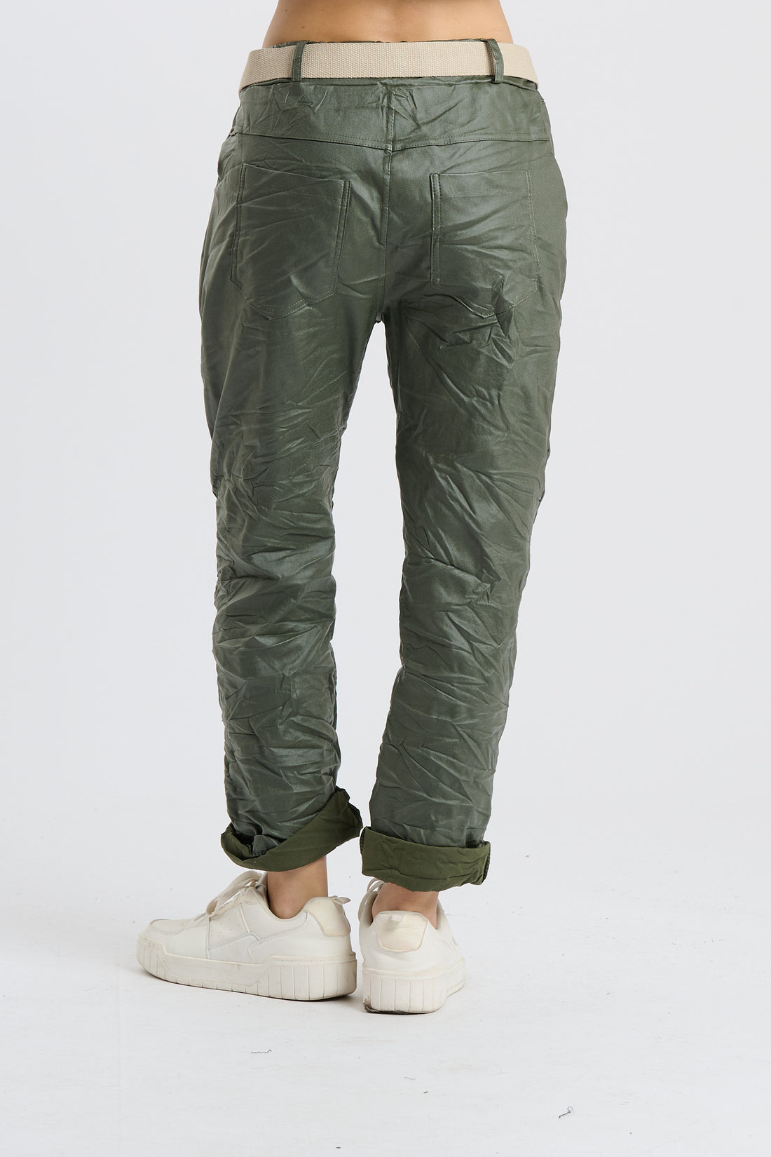 Hose Denim - Metallicolive