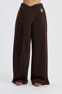 Stoffhose Lodz - Braun